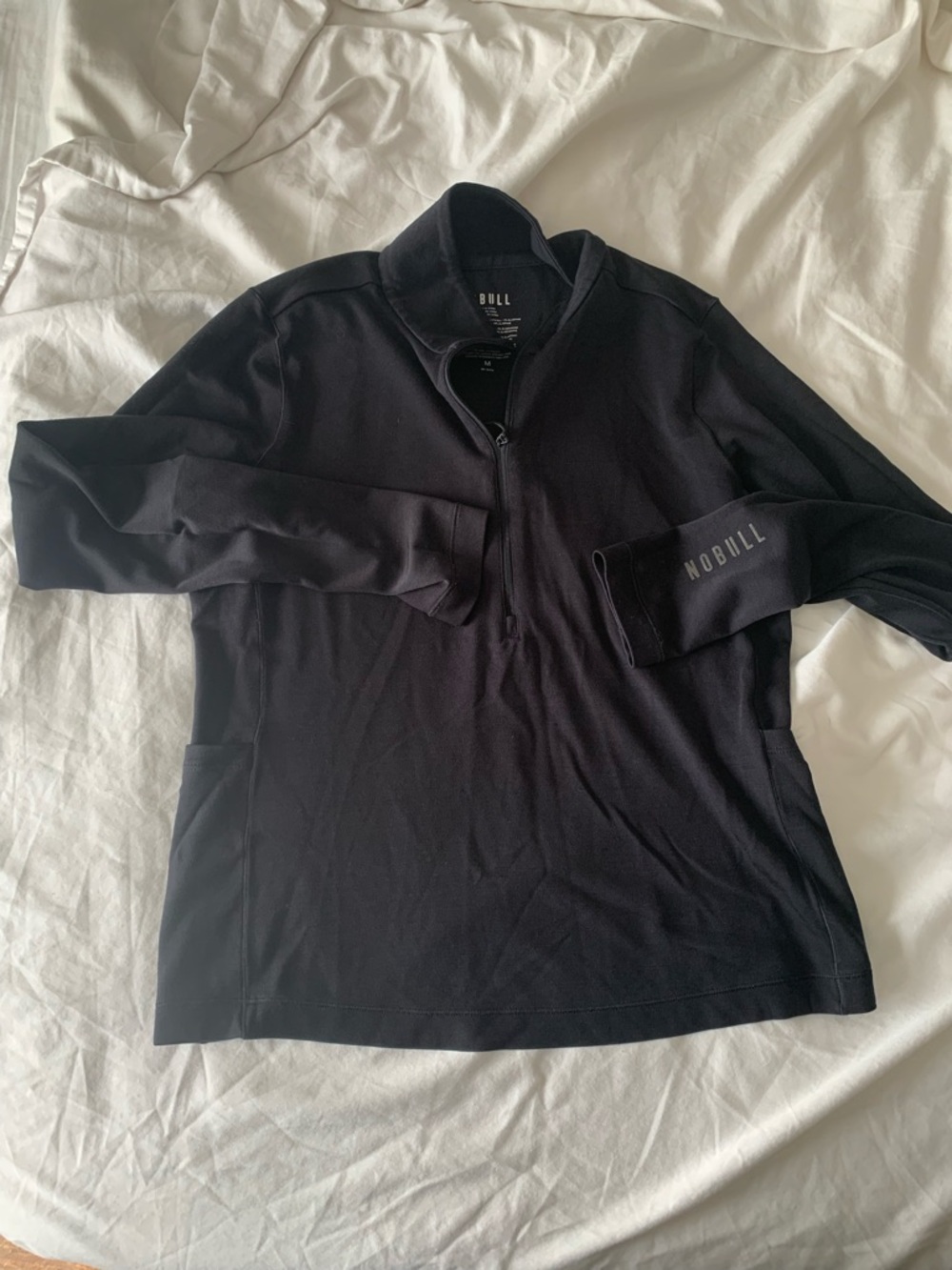 NOBULL Black Quarter-Zip Pullover